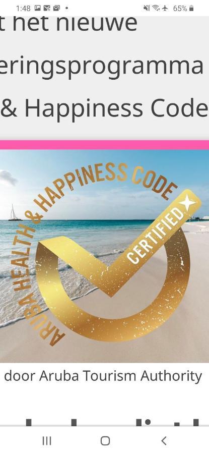 אורנג'סטאד Aruba Harmony Apartments מראה חיצוני תמונה